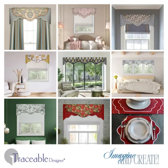 Scalloped Cornice-Valance Kit &ndash; Make Perfectly Shaped Window Treatments Without a Sewing Machine {3}