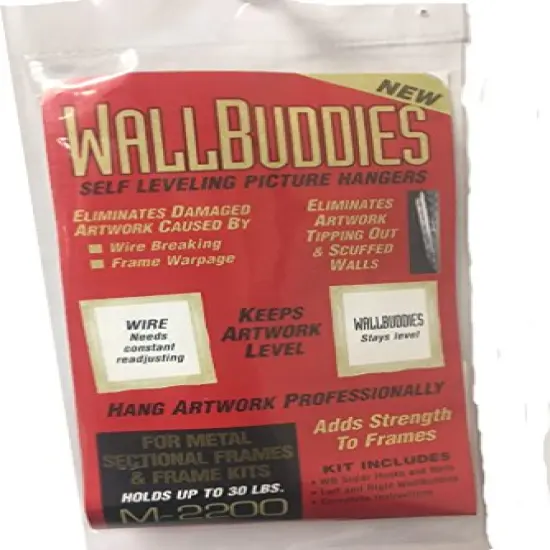 Wall Buddies Hanger for Metal Picture Frames - Set of 3 {1}