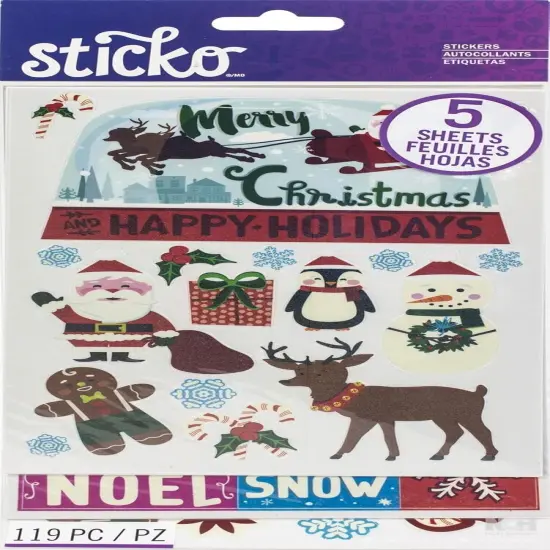 Sticko Holiday Flip Pack Stickers {1}