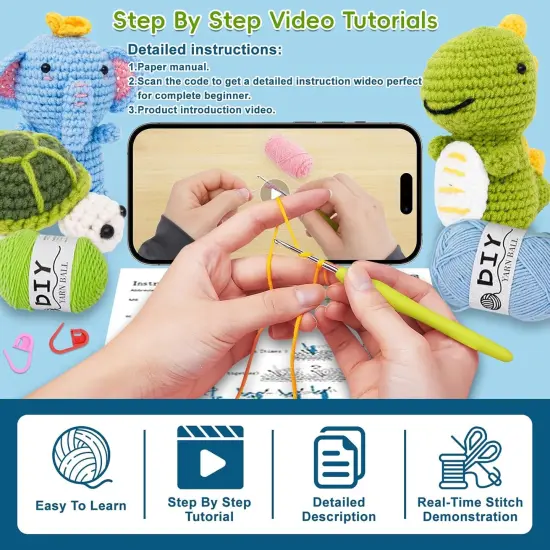 6 Pcs Crochet Kit {2}