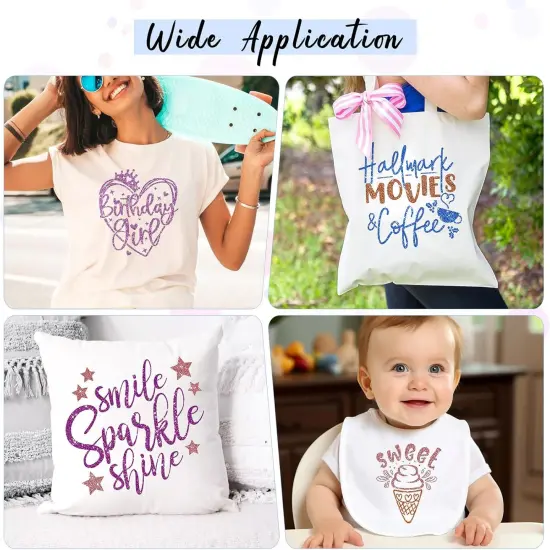 Glitter HTV Heat Transfer Vinyl - 16 Sheets {5}