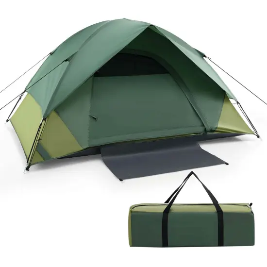 Costway 2-person Camping Tent Lightweight Outdoor Tent with Removable Rain Fly Carrying Bag {1}