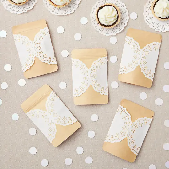 1000 Pack White 4 Inch Paper Lace Doilies for Desserts, Weddings, Baby Showers, Table Decor {3}