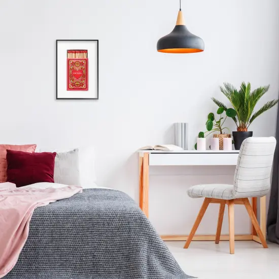 Stupell Industries Glam Heart Pattern Matches Framed Giclee By Amanda Greenwood {2}