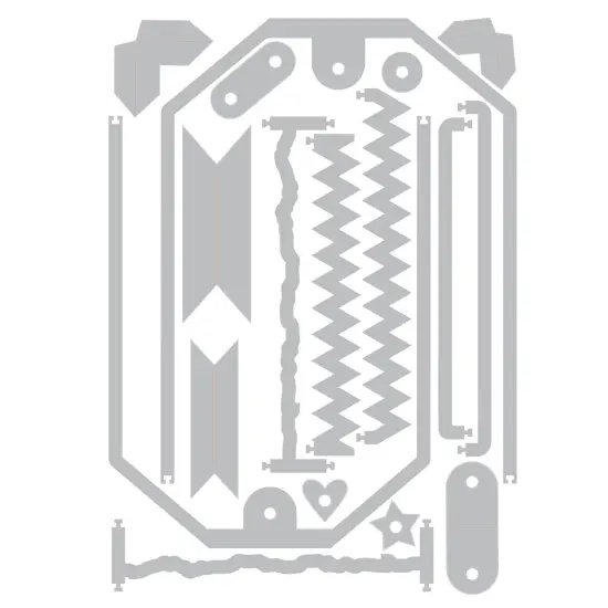 Sizzix Thinlits Set 17/Pkg, Snap and Swap by 49 and Market-Large Tags {7}