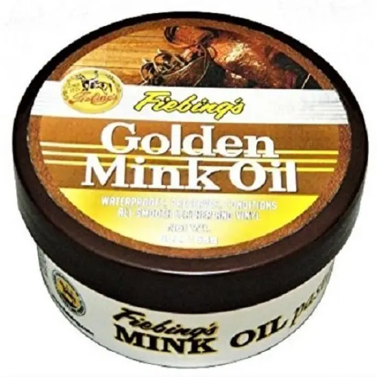 Fiebing's Golden Mink Oil Leather Preserver, 6 oz (2 Pack) {3}