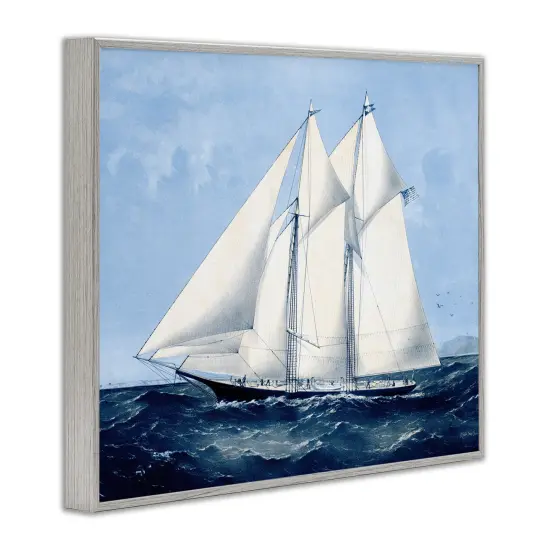 Stupell Industries Serene Sailboat on Ocean Framed Giclee By Stellar Design Studio {3}