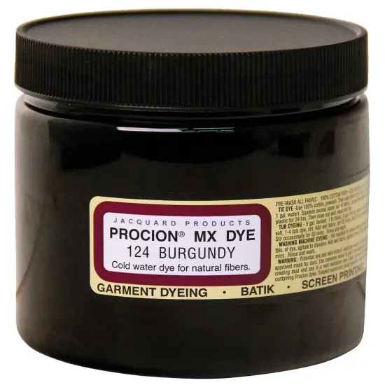 Jacquard Procion MX Dye 8oz-#214 Burgundy {1}
