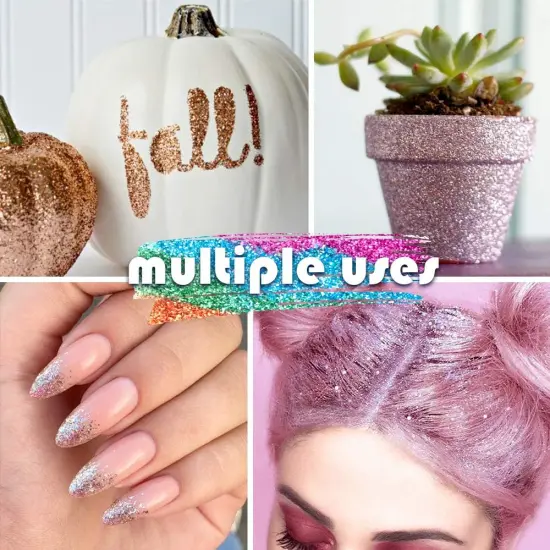 Fine Glitter, YGDZ 300g 60 Colors Extra Fine Craft Resin Glitter Packs {5}