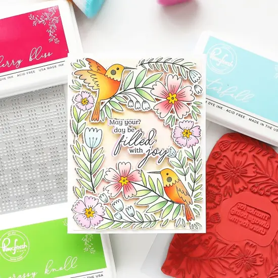 Pinkfresh Studio Die 1/Pkg-Happy Hummingbirds {2}
