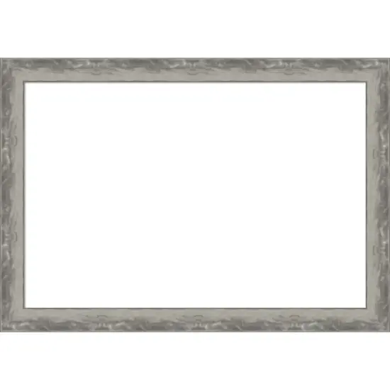 Waveline Silver Narrow Framed Dry Erase Magnetic Board {1}