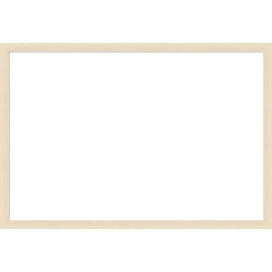 Woodgrain Stripe Framed Dry Erase Magnetic Board Mocha {7}