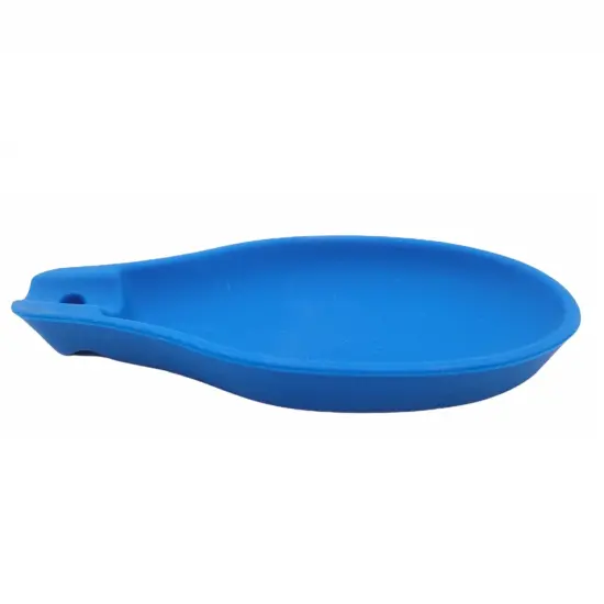 Silicone Spoon Rest, Heat-Resistant Stove Top Kitchen Utensil Holder Drip Pad {4}