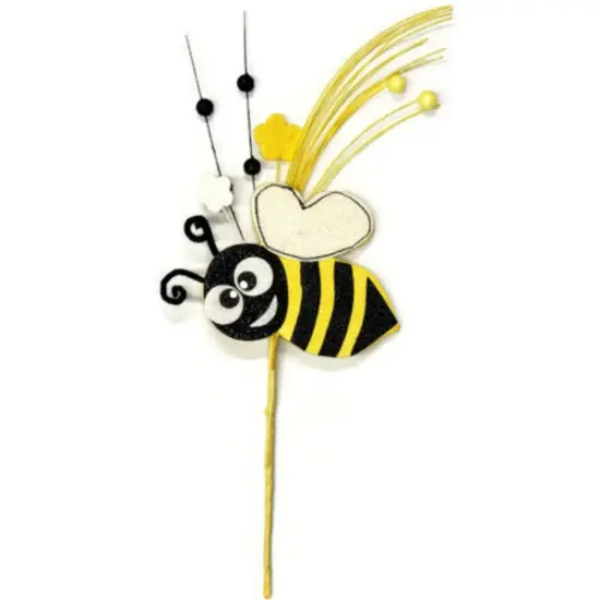 18" Bumble Bee Daisy Pick {1}
