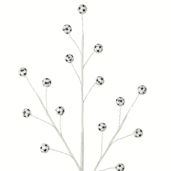 23" Wood Bead Sports Ball Spray: Soccer {3}