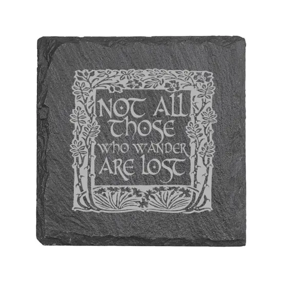 Coaster - Slate - Fantasy Quotes - SET OF 6 {3}