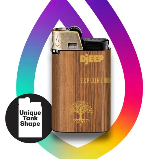 DJEEP Bold Collection, High-Quality Unique Lighters, Fancy Metallic Designs, 4-Pack {7}