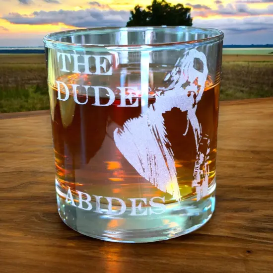 Rocks Glass - The Dude Abides - Double Old Fashioned {4}