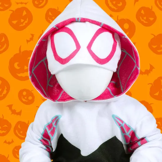 Marvel Ghost Spider Classic Costume Printed Jumpsuit for Infants {3}