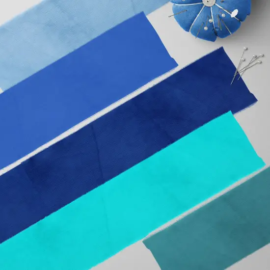 Fabric Editions Create It Assortment 2.5"X42" 20Pkg-5 Each Of 4 Designs -Shades Of Blue {2}