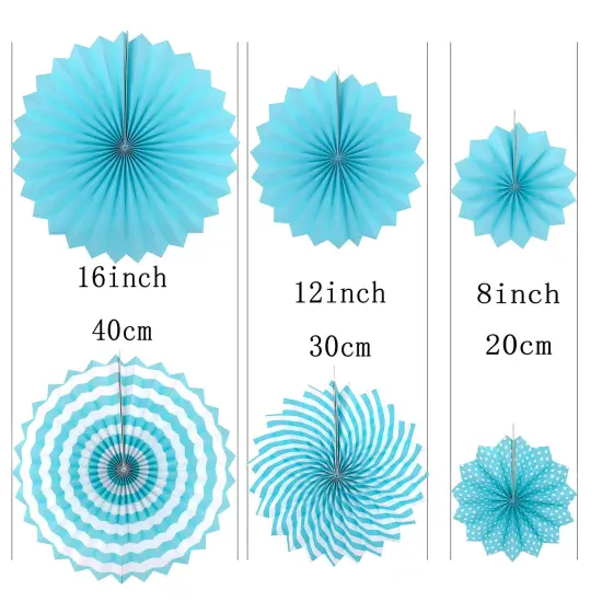 Gender Reveal Party Hanging Decorations - Boy or Girl Reveal Gender Baby Shower Birthday Party Carnival Party Ceiling Hangings Photo Booth Backdrops Props Decorations, 12pc {3}