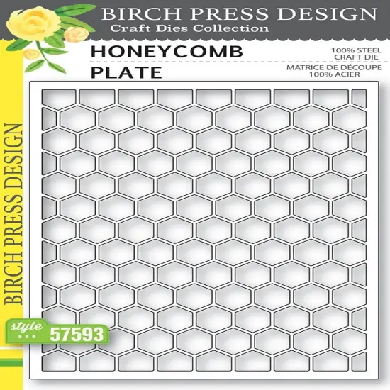 Birch Press Design Die-Honeycomb Plate {1}