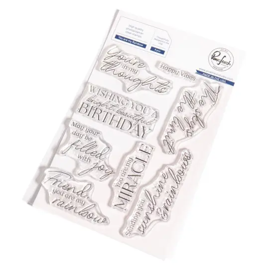 Pinkfresh Studio Stamp Set 8/Pkg-You Are My Rainbow {1}