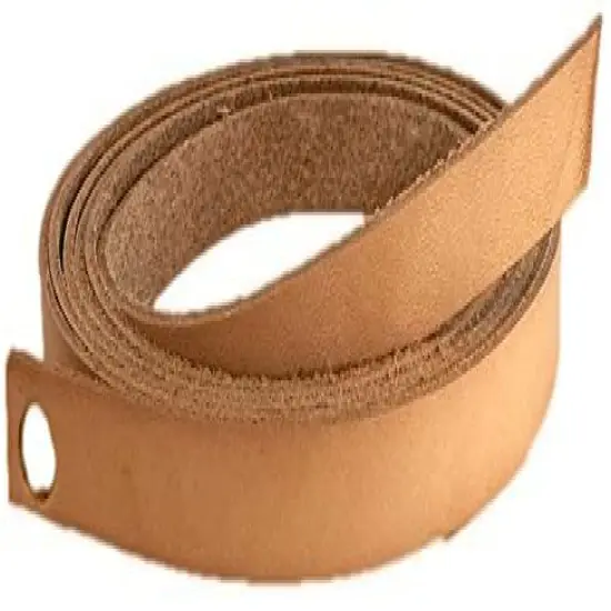 European Leather Works 9-10 oz. 3.2-4mm Vegetable Tanned Cowhide Leather Strip Sizes 1" to 3" Width X 84" Length {5}