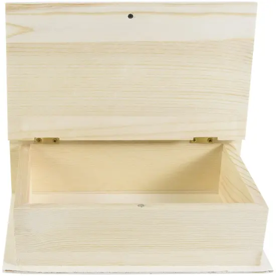 Multicraft Wood Keepsake Book Box-7"X5"X2.25" {3}