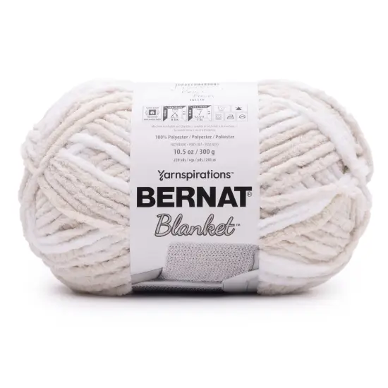 Bernat Blanket Big Ball Yarn 24 Pack-Beach Foam {3}
