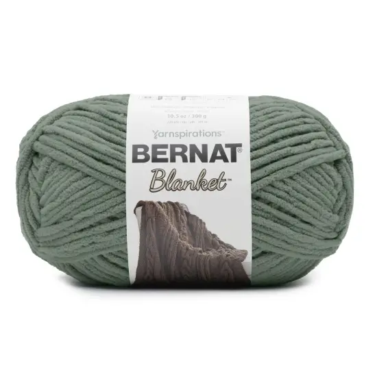 Bernat Blanket Big Ball Yarn 24 Pack-Smoky Green {3}