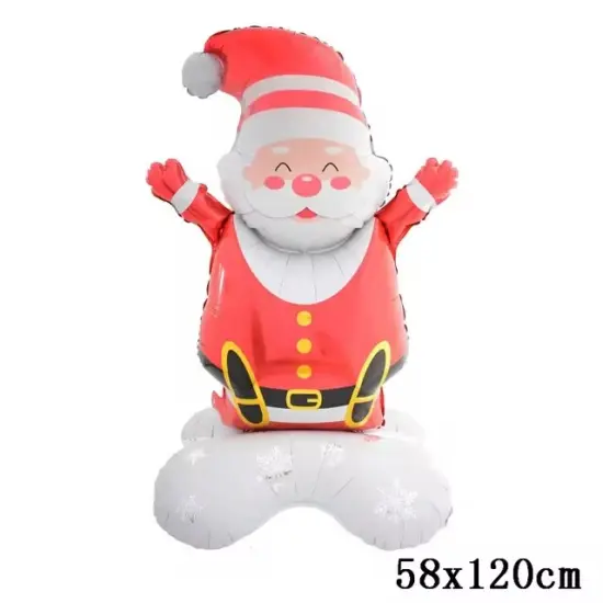 Santa Christmas Standing Foil Balloon Decoration F07M1-59 {1}