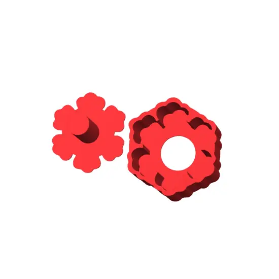 Snow Flake Christmas Cake Pop Mold {2}