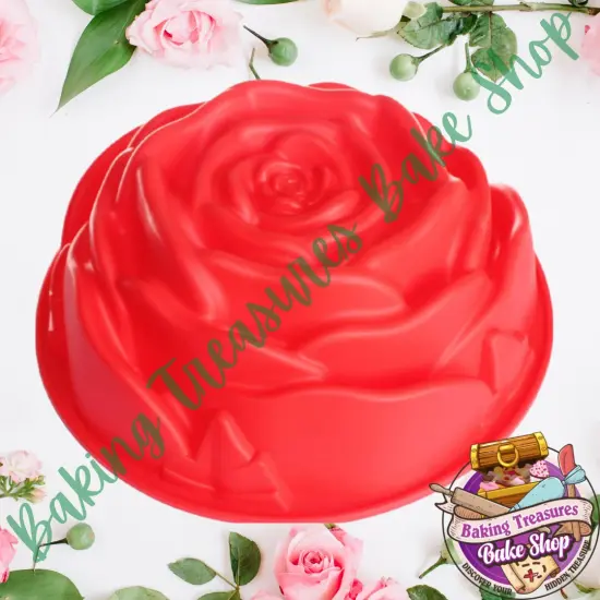 Large Rose Breakable Silicone Mold {1}