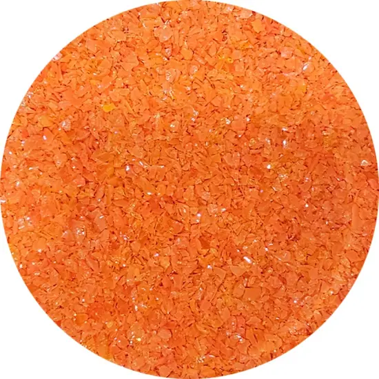 Wissmach Frit Medium Orange 96-42 1Lb. Jar 96 COE {1}