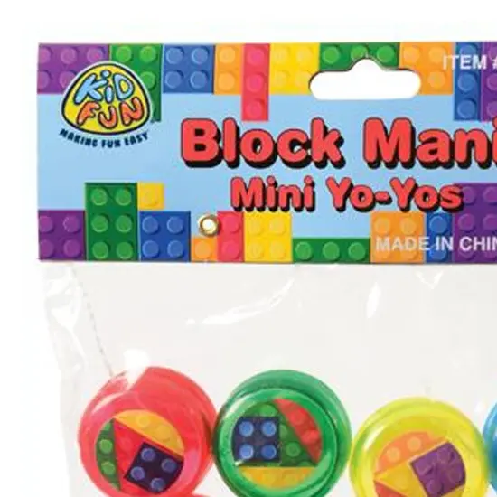 Block Mania Mini Yo Yos Include 12 Units {2}