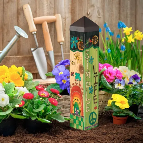 Simple Life Art Pole 20 Inches Tall {2}