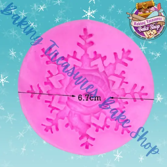 PENGUIN Snowflakes Silicone Mold {3}