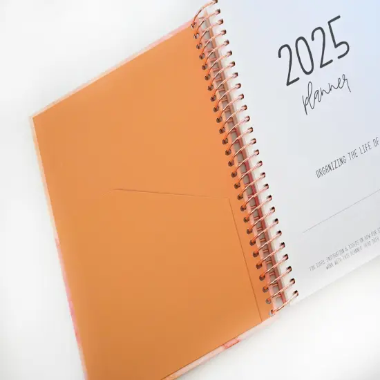 2025 Planner - Signature Layout, Spiral Bound - "Sunset Watercolor" (#203) {4}