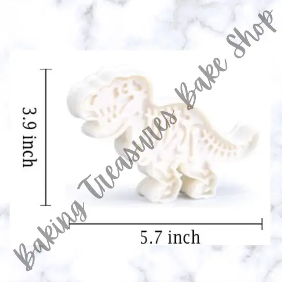 Dinosaur Cookies Cutter & Embosser Set {6}