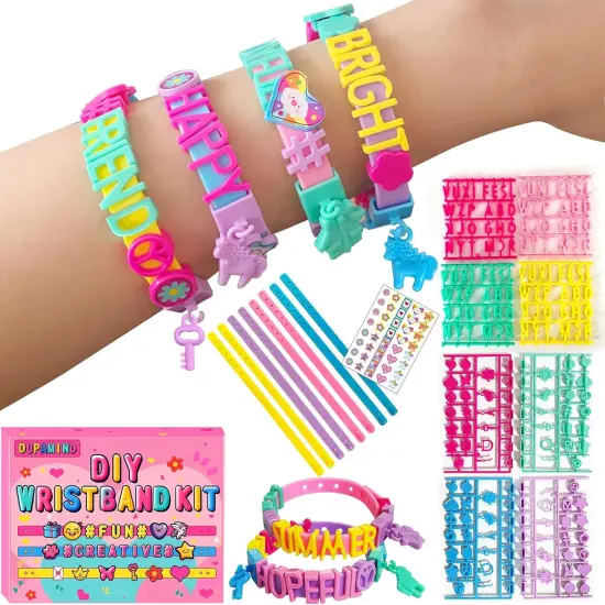 Art & Craft Kits for Kids, DIY Friendship Bracelet Making Kit for Girls {1}