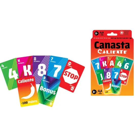 Winning Moves Games Canasta Caliente Official Card Game 2 to 6 Players {6}