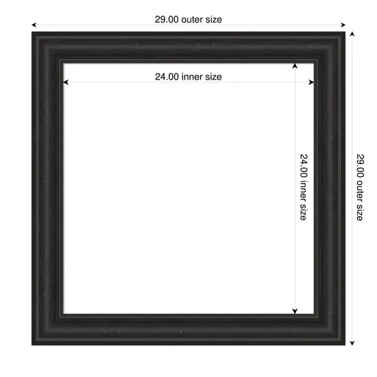 Shipwreck Framed Dry Erase Magnetic Board Black {4}