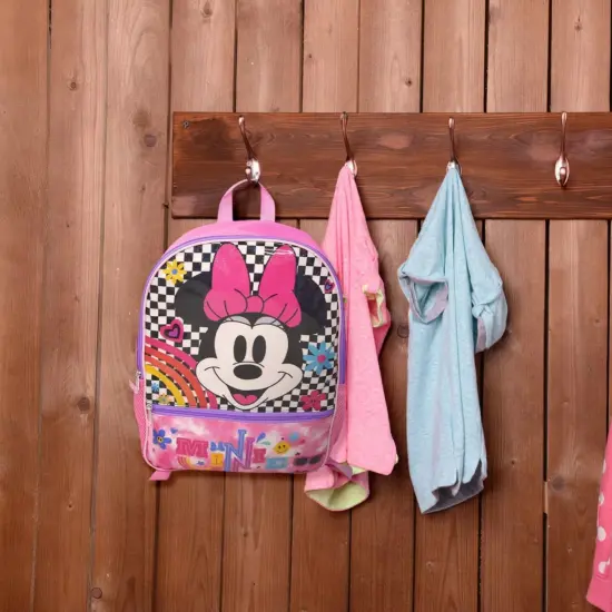 Disney Minnie Mouse Girls School Backpack 16" with pockets {4}
