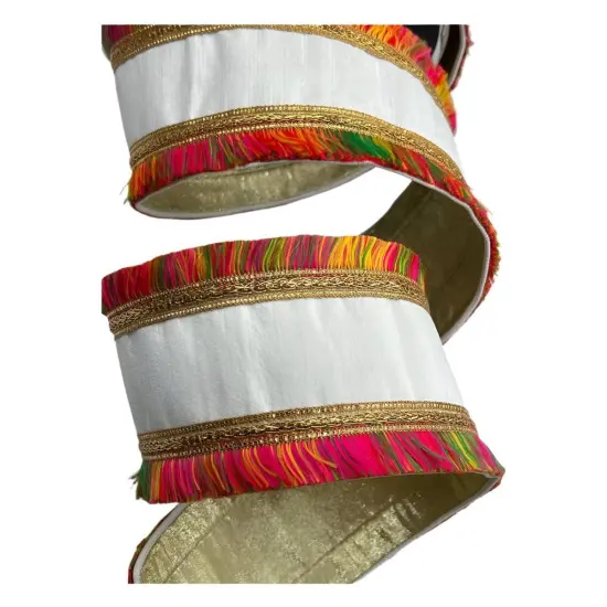 4" Multi Festival Fringe Ribbon: Multi (10 Yards) {3}