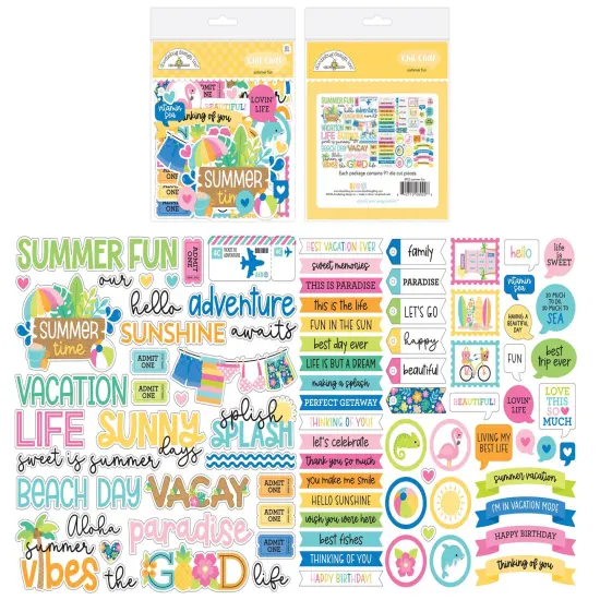 Doodlebug Chit Chat Die-Cuts-Summer Fun {1}