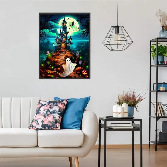 Halloween Diamond Painting Kits, Ghost Diamond Art Kits {4}