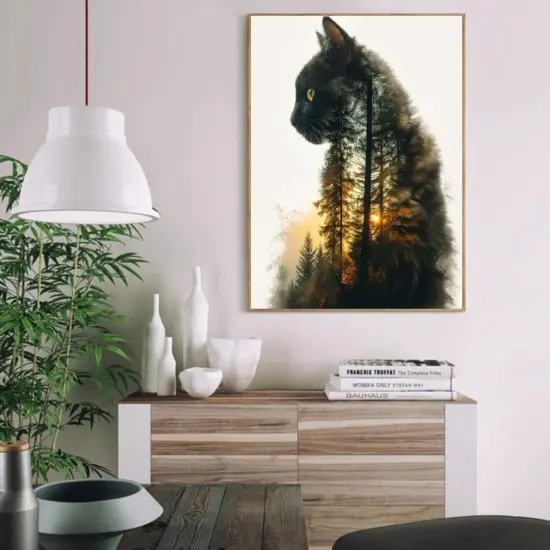 Forest Cat Paint by Numbers for Adults {2}