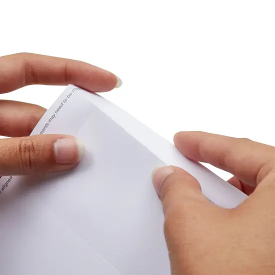 Printable Business Cards for Self Adhesive Sleeves (3.75x2.36 In, 50 Sheets/500 Pieces) White {6}