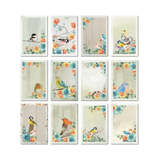 Pack of 3 - Little Birdie Woodland Stories Journaling Cards 4"X6" 24/Pkg-Woodland Stories {3}